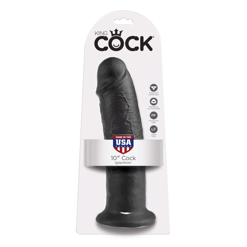 Dildo-COCK 10 INCH BLACK